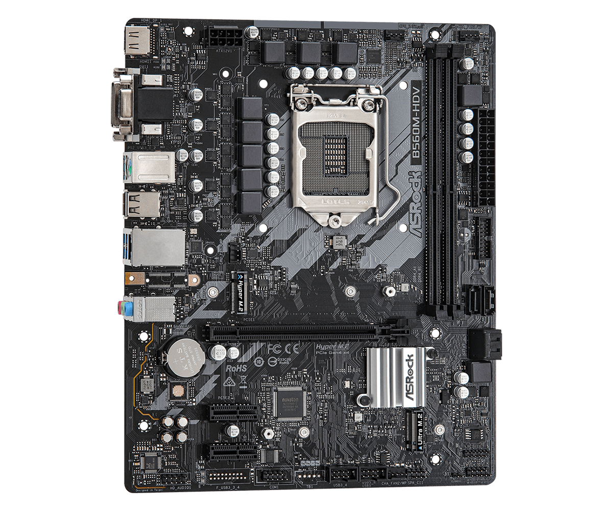 ASRock B560M-HDV / mATX Socket 1200 DDR4 4400+