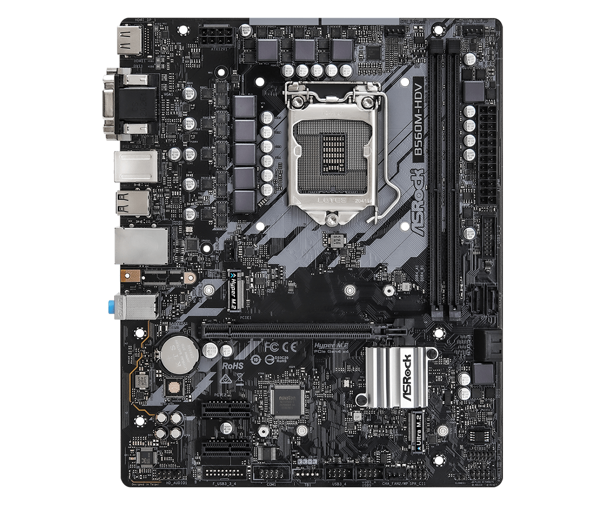 ASRock B560M-HDV / mATX Socket 1200 DDR4 4400+