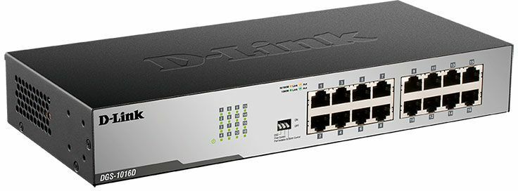 D-link DGS-1016D/I1A / 16-ports 10/100/1000Mbps Switch