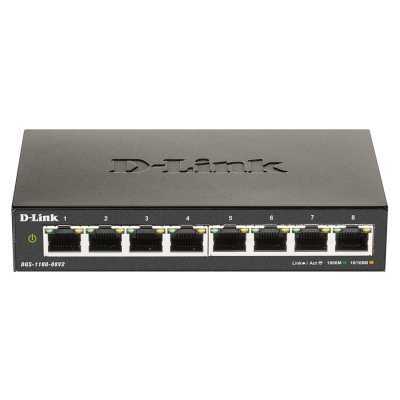 D-link DGS-1100-08V2/A1A / 8-port 10/100/1000 Base-T SMART