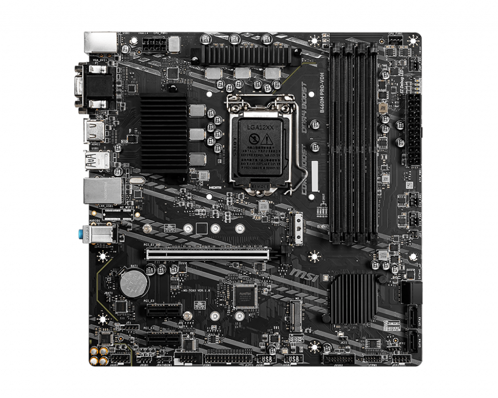 MSI B460M PRO-VDH / mATX Socket 1200 Dual 4xDDR4 2933
