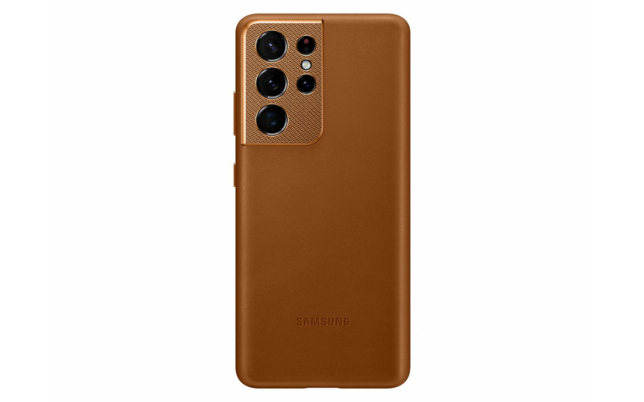 Samsung Leather cover Galaxy S21 Ultra Brown