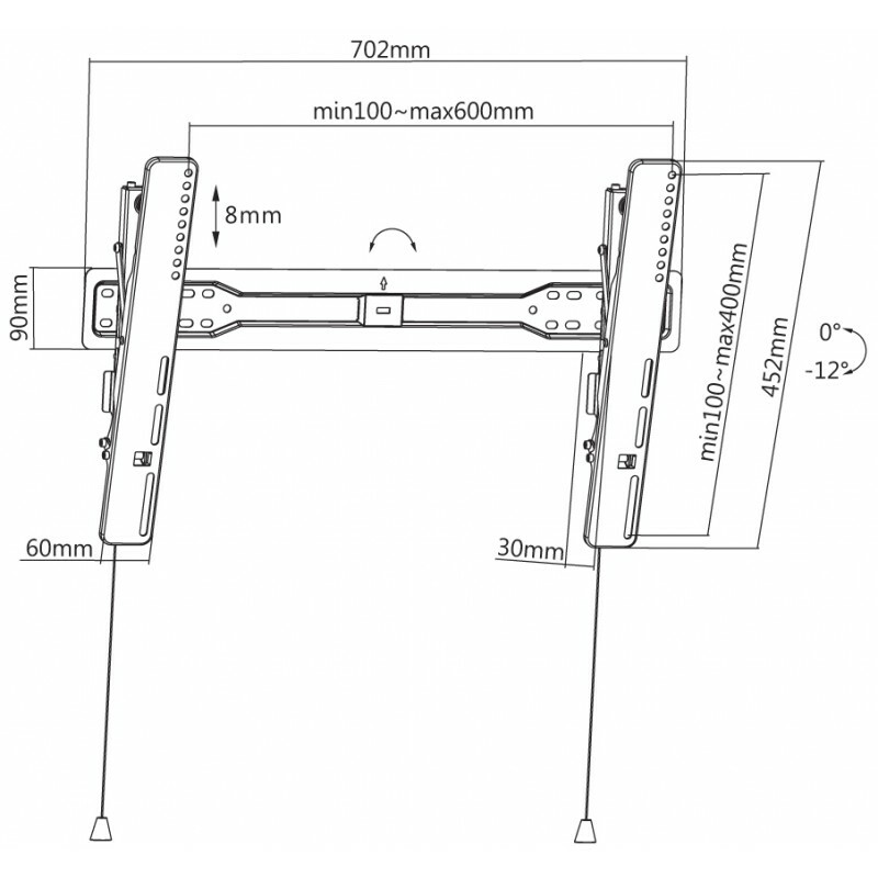 Reflecta Premium SLIM 70-6040T / Wall Mount