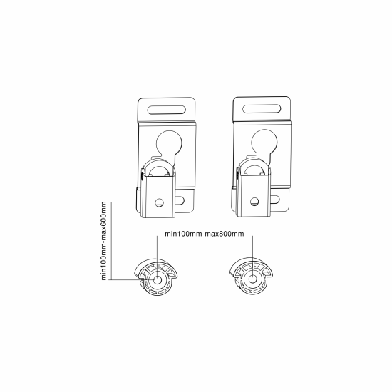 Reflecta MULTI-SLIM 70-8080 / Wall Mount