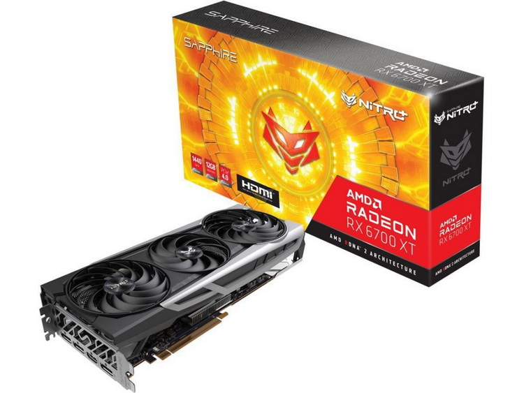 Sapphire NITRO+ Radeon RX 6700 XT OC 12GB GDDR6 192Bit / 11306-01-20G