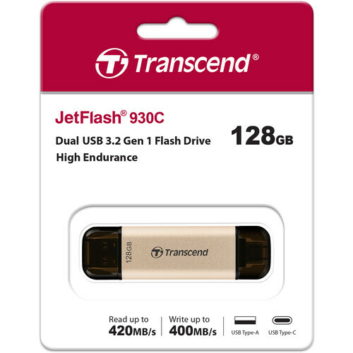 Transcend JetFlash 930C / 128GB USB3.1/Type-C