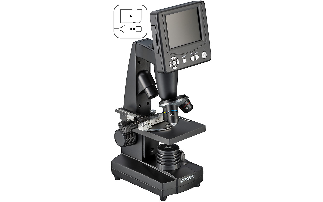 BRESSER LCD Student 8.9cm 3.5" Microscop / 5201000