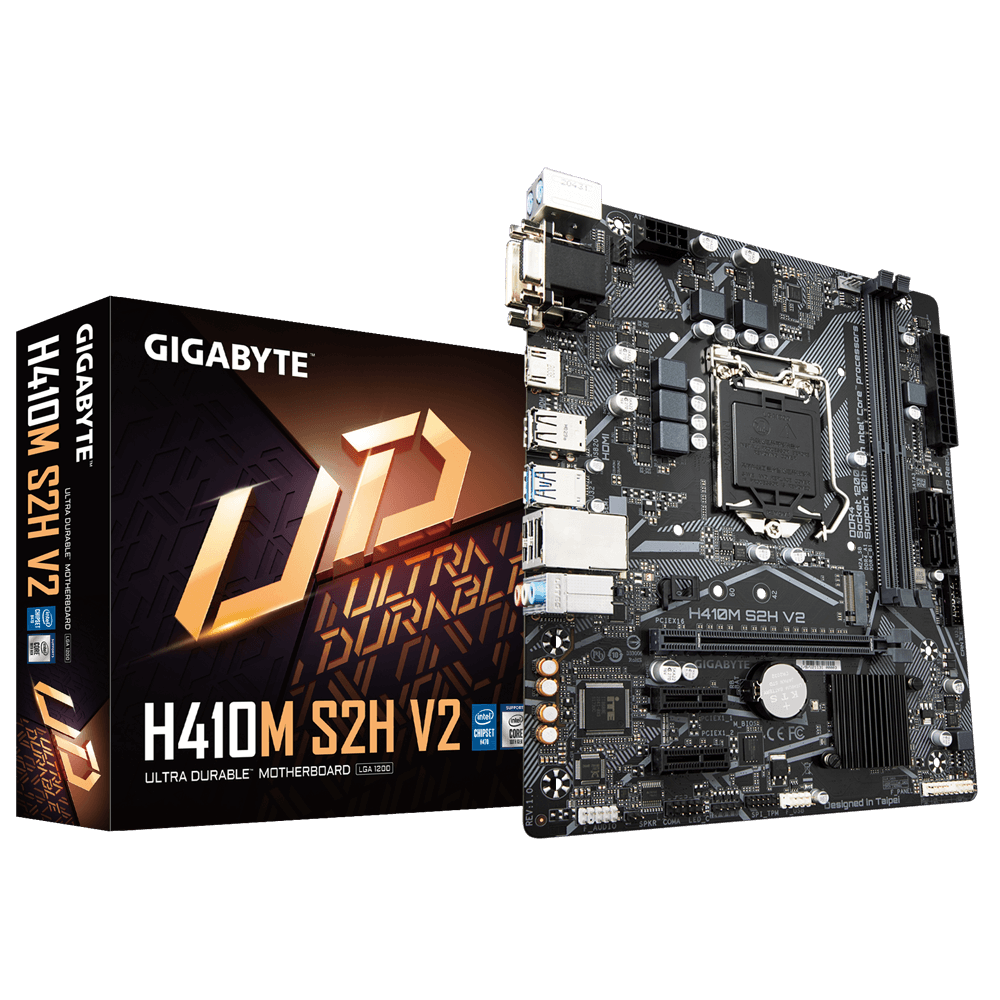 GIGABYTE H410M S2H V2 / mATX Socket 1200 Dual 2xDDR4 2933