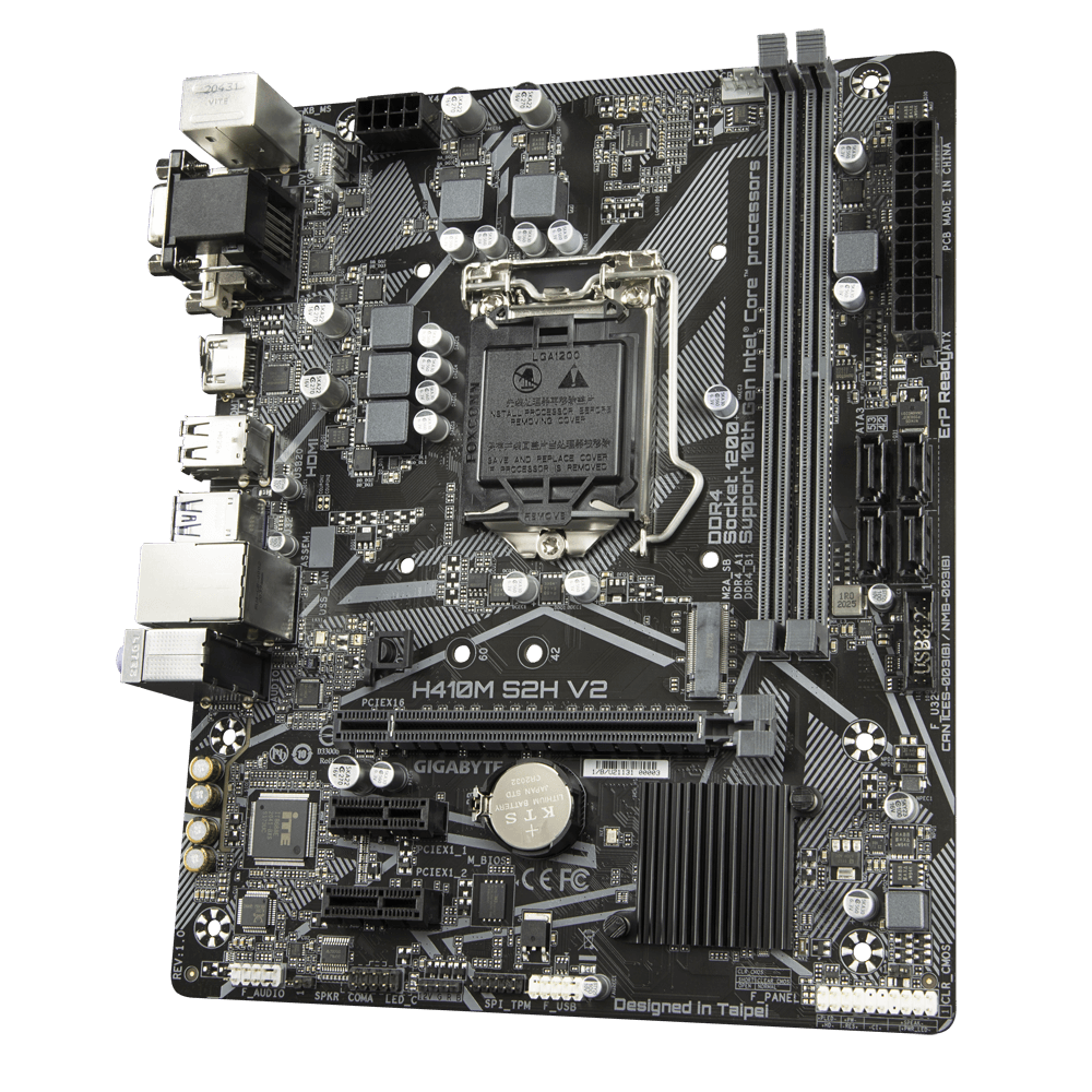 GIGABYTE H410M S2H V2 / mATX Socket 1200 Dual 2xDDR4 2933