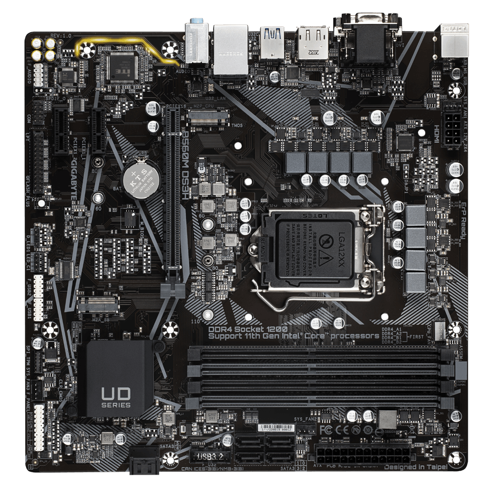 GIGABYTE B560M DS3H / mATX S1200