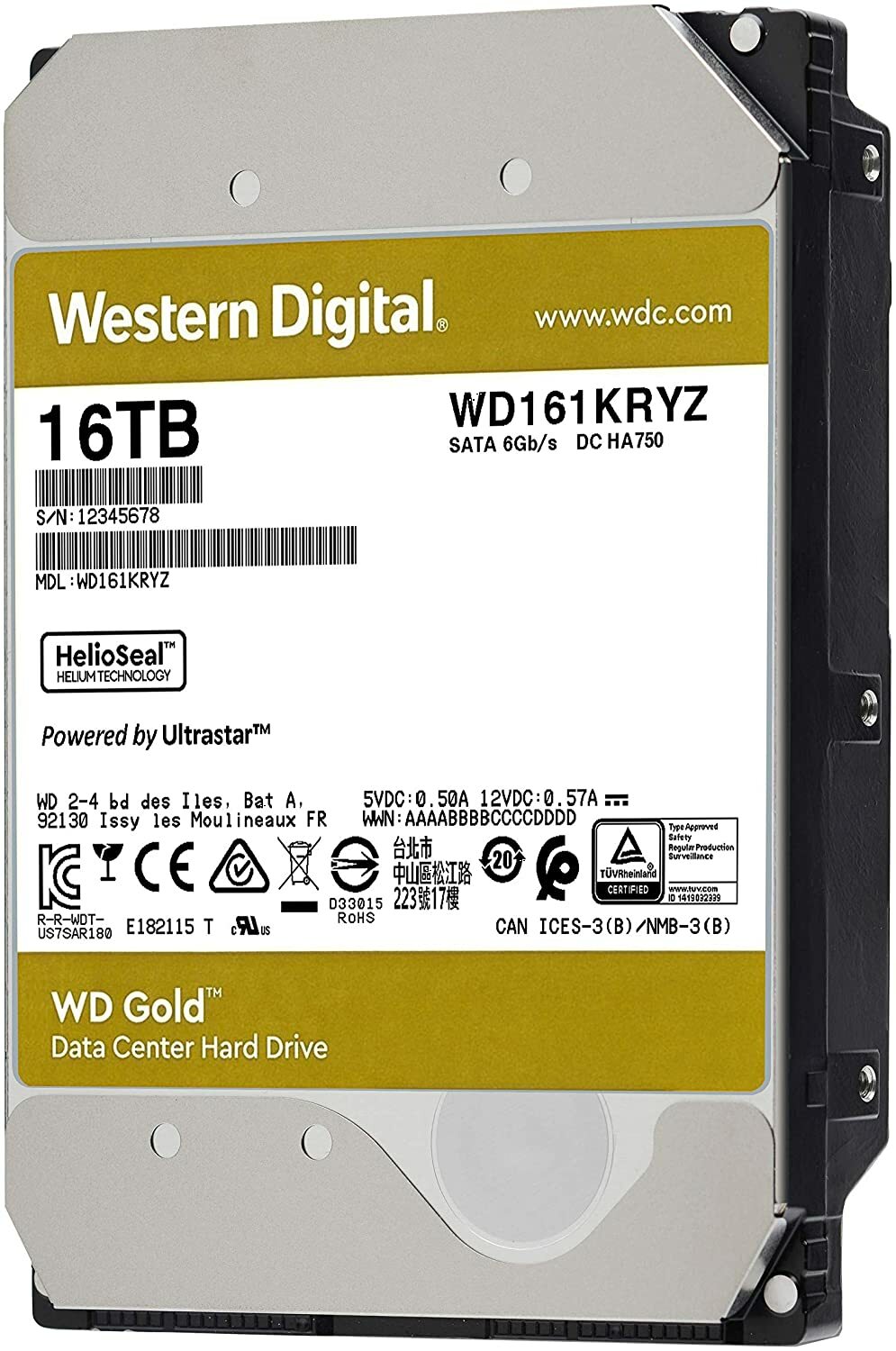 WesternDigital Gold Enterprise Class WD161KRYZ