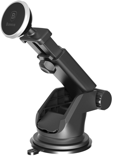 Baseus SULX-0S / Solid Series Telescopic Magnetic Car Mount Silver