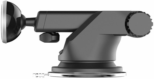 Baseus SULX-0S / Solid Series Telescopic Magnetic Car Mount Silver