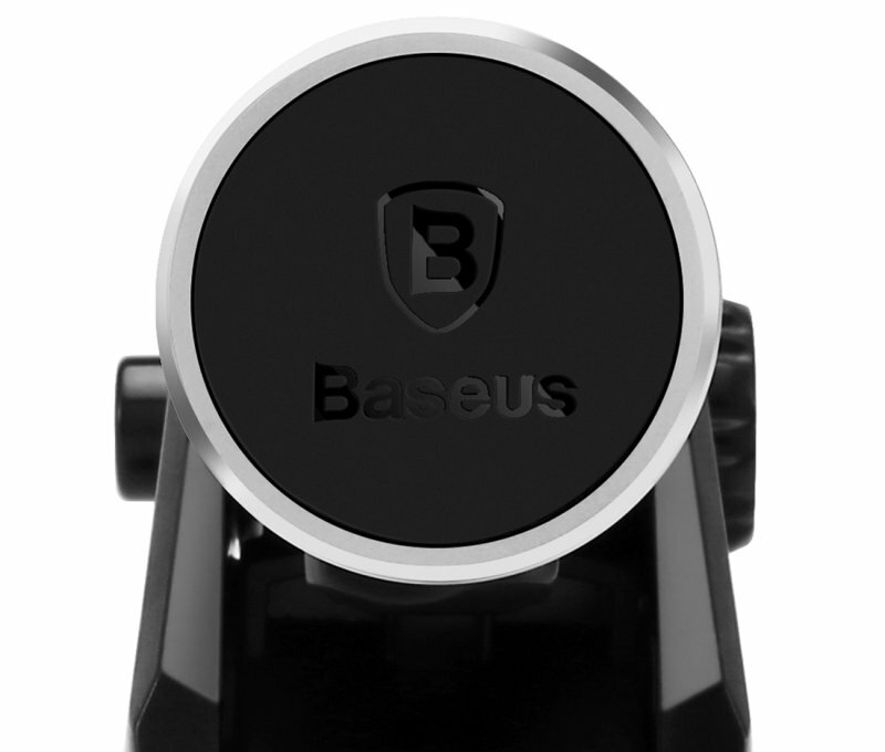 Baseus SULX-0S / Solid Series Telescopic Magnetic Car Mount Silver