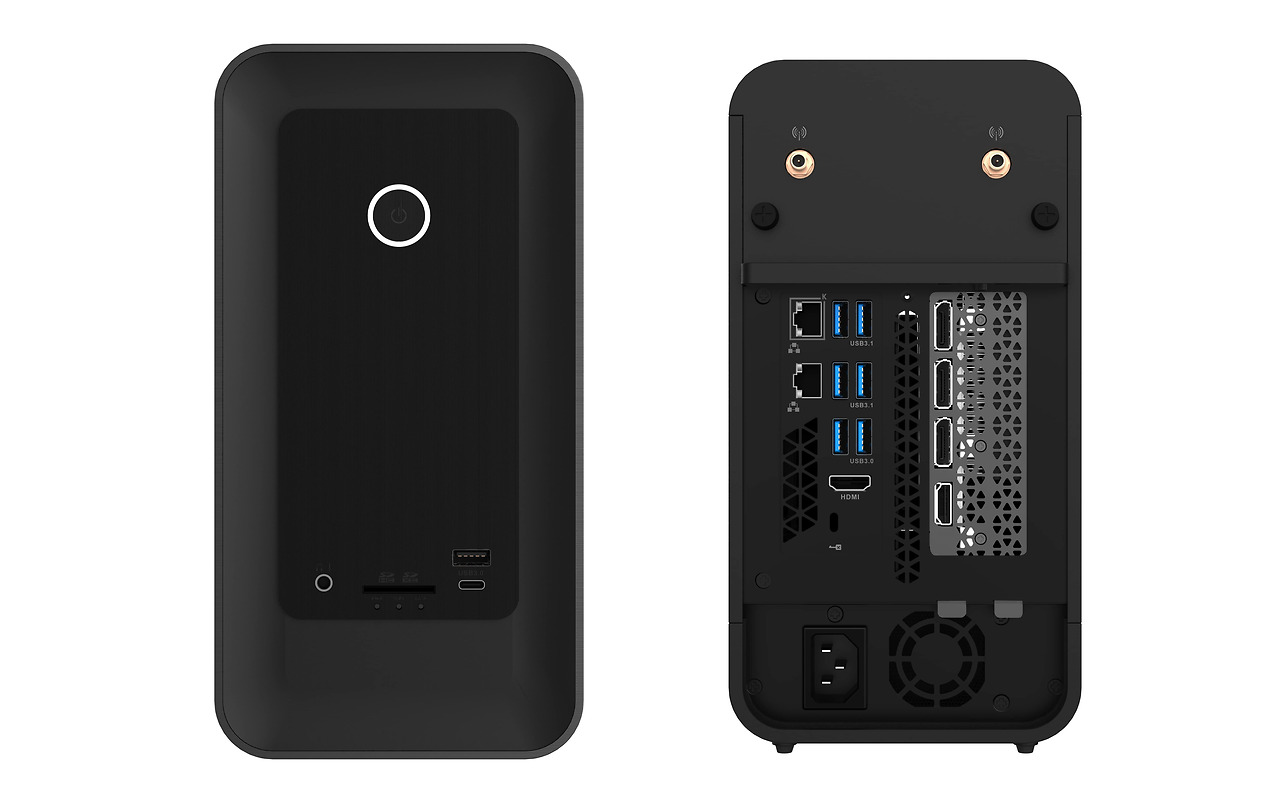 ZOTAC Magnus One / Intel Core i7-10700 / Intel H470 / NVidia RTX 3070 8GB / 500W 80+ Platinum / Barebone / ZBOX-ECM73070C-BE /
