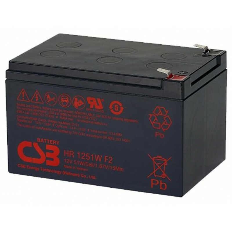 CSB HR1251W / 12V 12Ah /
