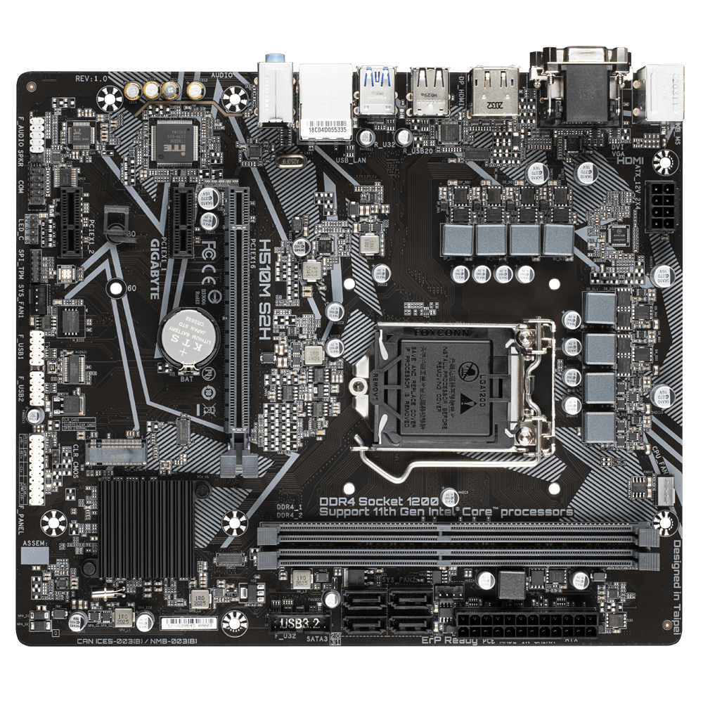 GIGABYTE H510M S2H / mATX S1200
