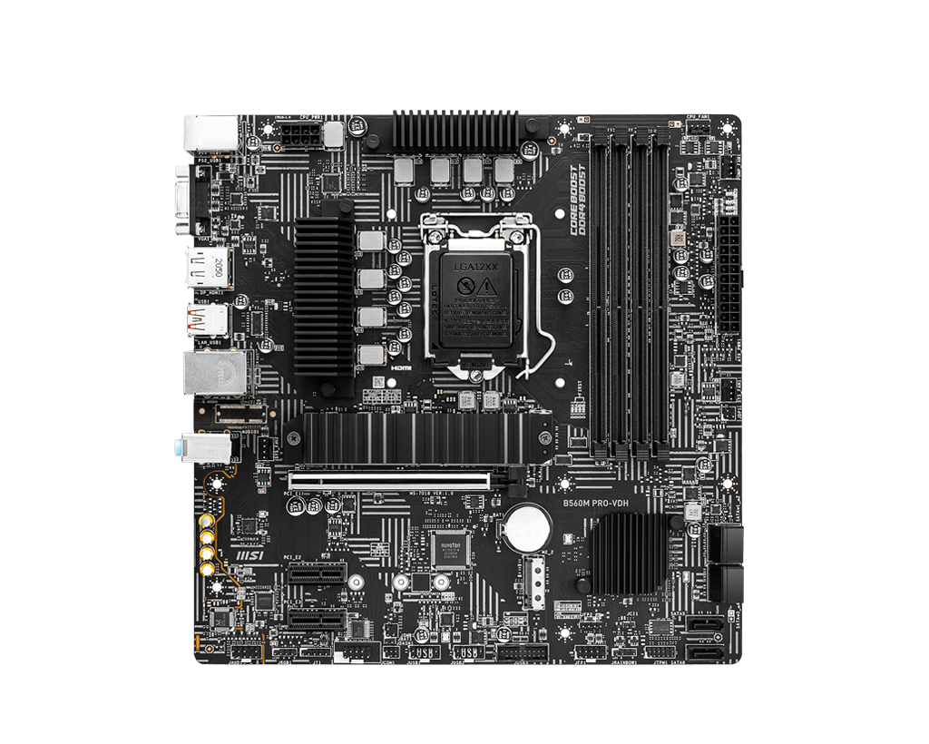 MSI B560M PRO-VDH / mATX Socket1200 Dual 4xDDR4 5066
