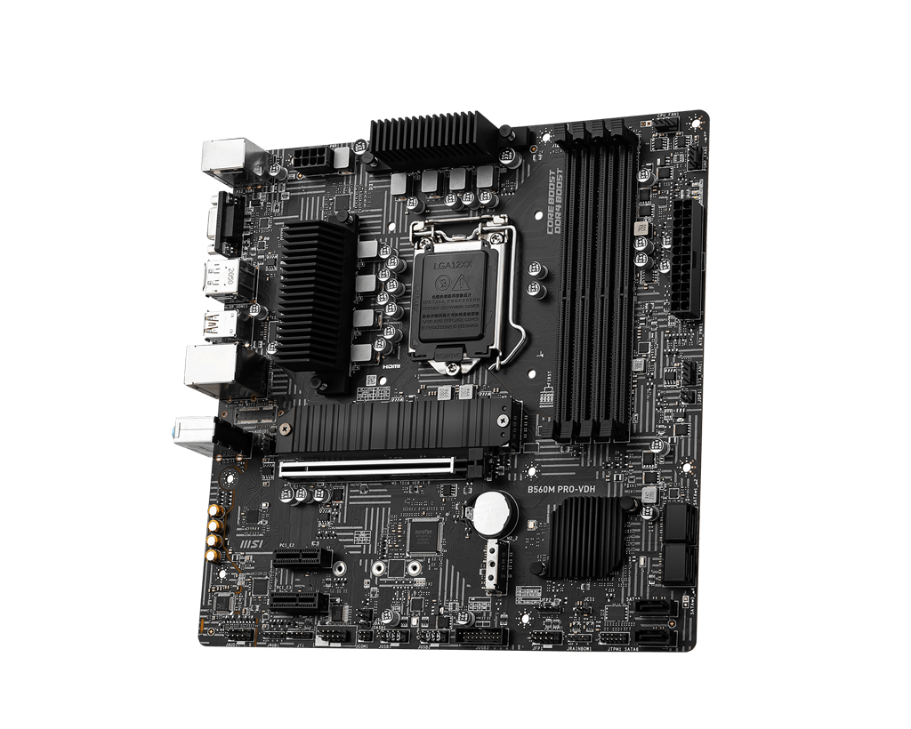 MSI B560M PRO-VDH / mATX Socket1200 Dual 4xDDR4 5066