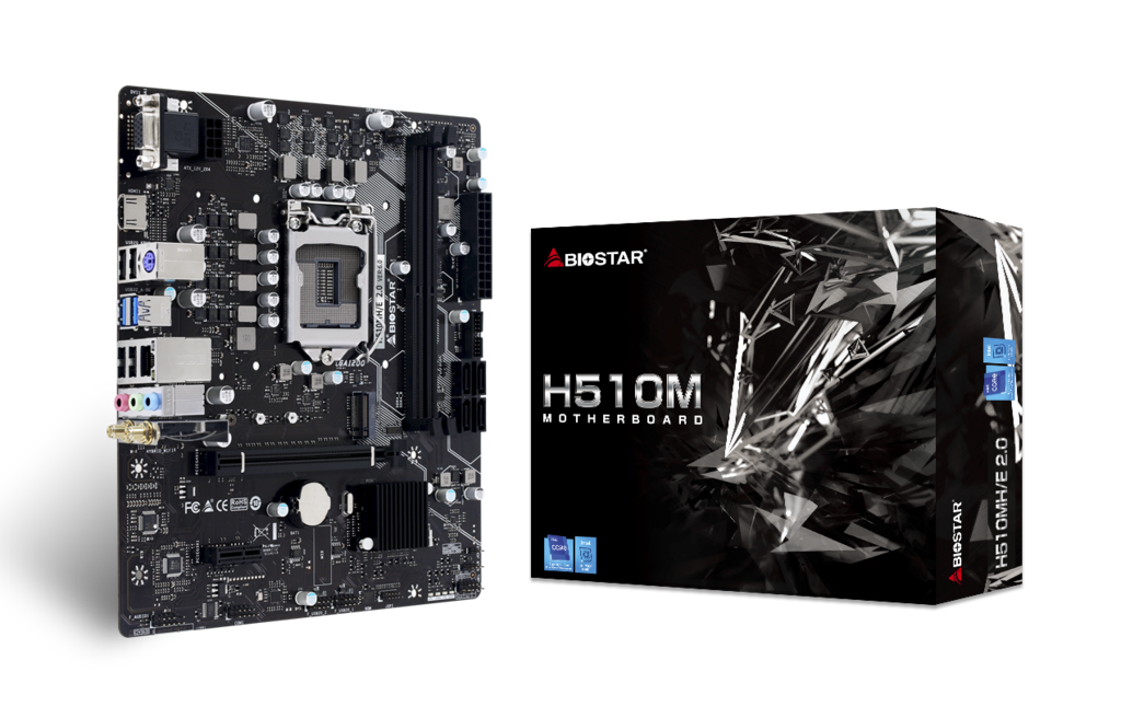 Biostar H510MH/E 2.0 / mATX Socket 1200 Dual 2xDDR4 3200