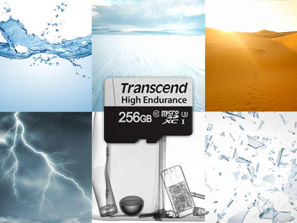 Transcend TS256GUSD350V / 256GB MicroSD Endurance