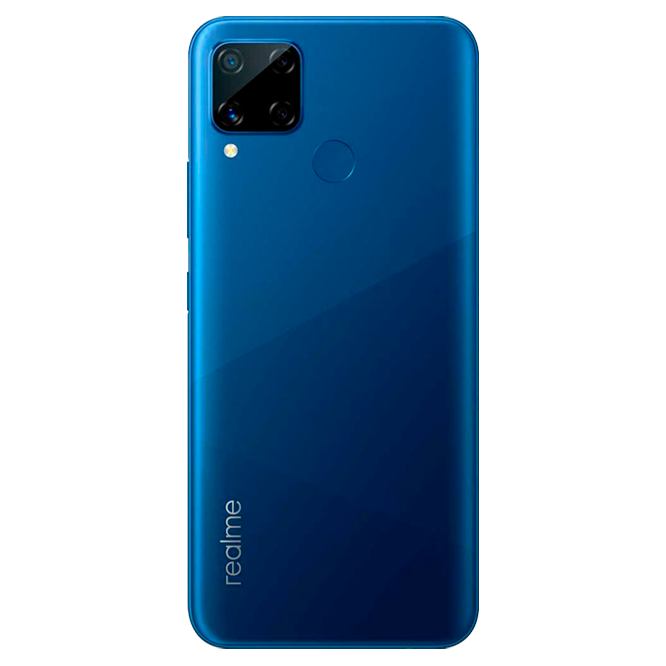 Realme C15 / 6.5&Prime; IPS 720&times;1560 / Helio G35 / 4Gb / 128Gb / 6000mAh / Blue