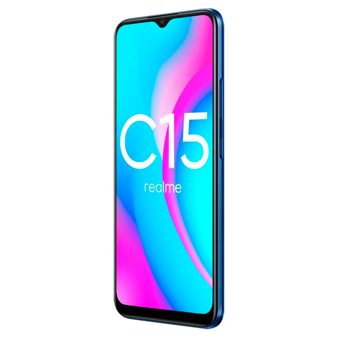 Realme C15 / 6.5&Prime; IPS 720&times;1560 / Helio G35 / 4Gb / 128Gb / 6000mAh / Blue