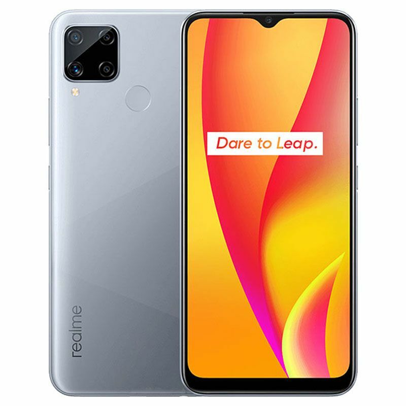 Realme C15 / 6.5&Prime; IPS 720&times;1560 / Helio G35 / 4Gb / 128Gb / 6000mAh / Silver
