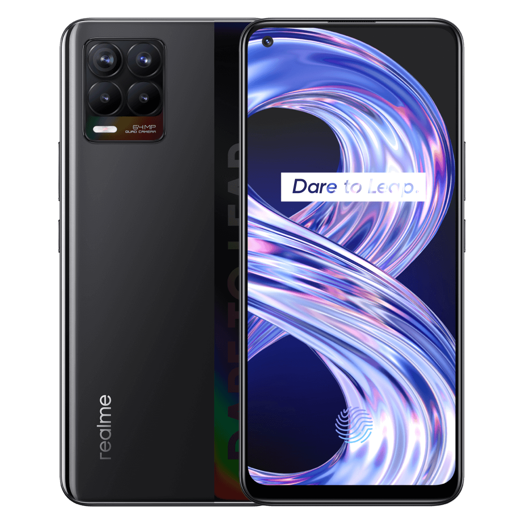 Realme 8 / 6.4'' Super AMOLED 1080x2400 / Helio G95 / 6Gb / 128Gb / 5000mAh / Black