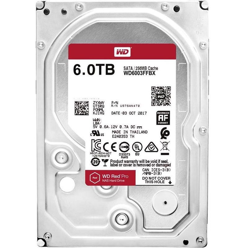 WesternDigital Caviar Red PRO WD6003FFBX / 3.5'' HDD 6.0TB