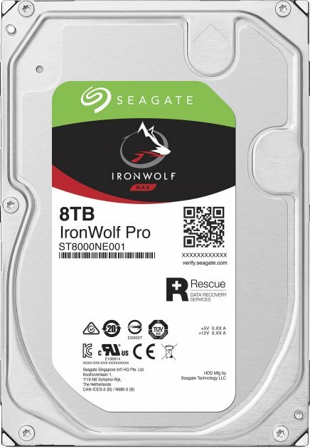Seagate  IronWolf PRO ST8000NE001 / 3.5" HDD 8.0TB