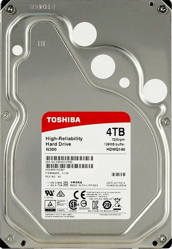 Toshiba N300 HDWQ140UZSVA / 3.5" HDD 4.0TB