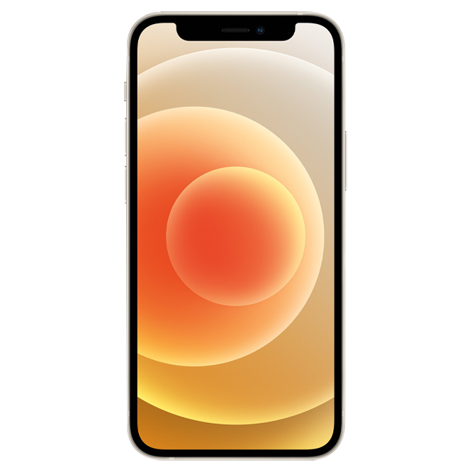 Apple iPhone 12 / 6.1" OLED 2532x1170 / A14 Bionic / 4Gb / 64Gb / 2815mAh / White