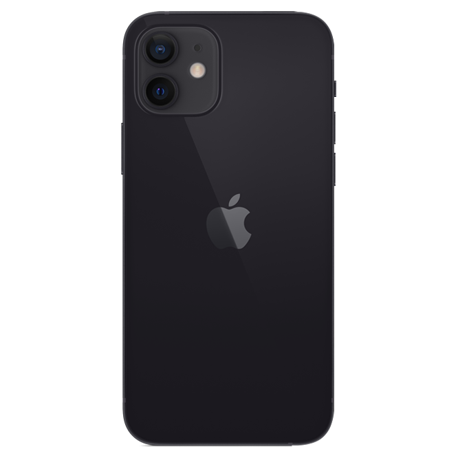 Apple iPhone 12 / 6.1" OLED 2532x1170 / A14 Bionic / 4Gb / 128Gb / 2815mAh / DUALSIM / Black
