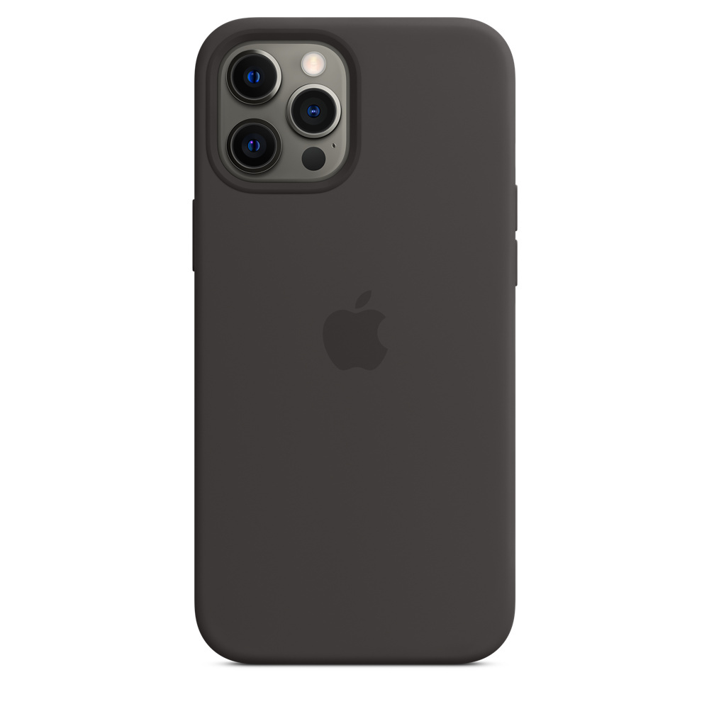 Apple Original iPhone 12 Pro Max Silicone Case with MagSafe Black