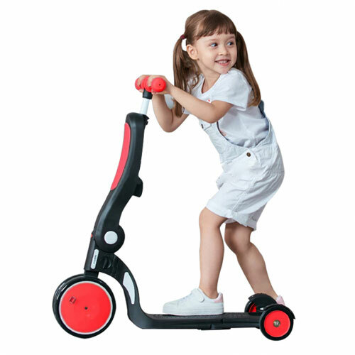 Xiaomi BeBehoo 5 In 1 Kids Balance Tricycle Red