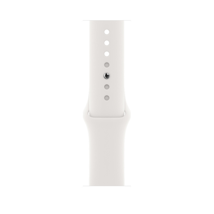 Apple Watch Series 6 GPS 44mm Aluminum Case with White Sport Band White