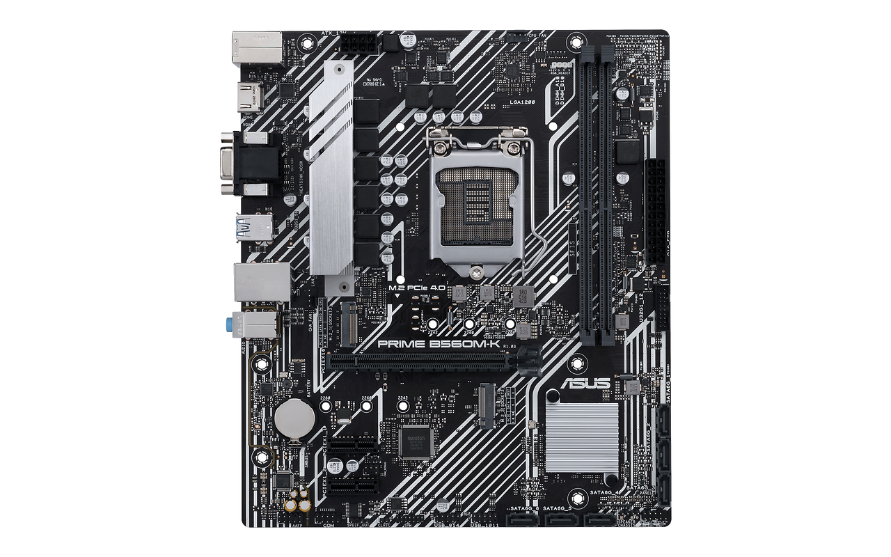 ASUS PRIME B560M-K / mATX LGA1200 Dual DDR4 5000MHz