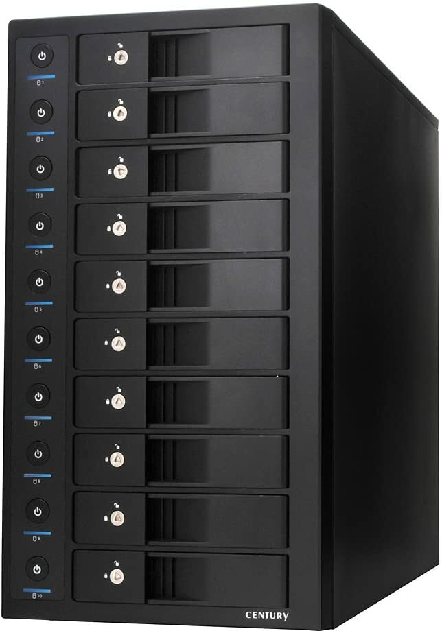 Century CRST1035U3IS6G / 10-Bay SINGLE System External Enclosure
