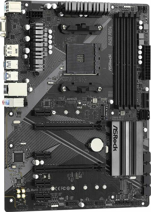 ASRock B450 PRO4 R2.0 / ATX AM4
