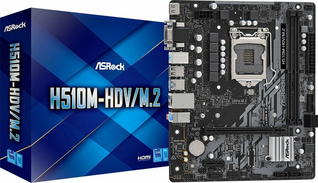 ASRock H510M-HDV/M.2 / mATX S1200