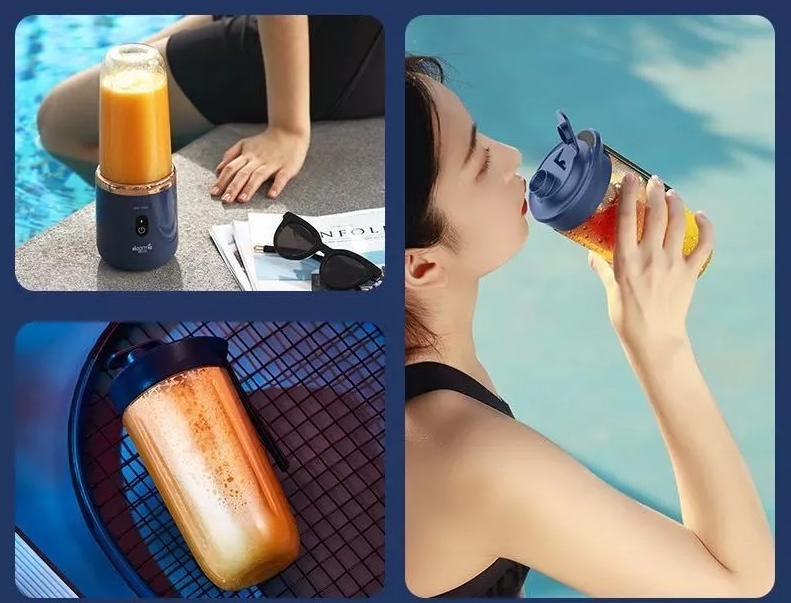 Xiaomi Deerma Mini Juice Blender Blue