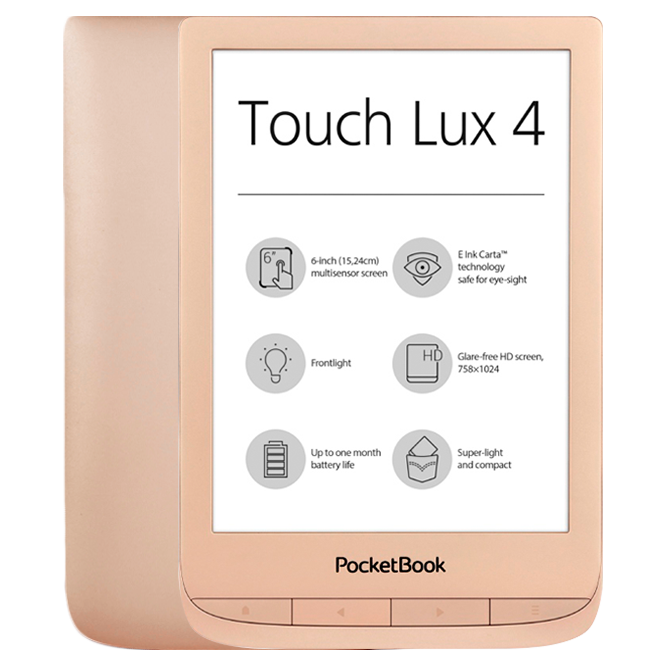 PocketBook Touch Lux 4 627 / 6" E InkCarta / Gold