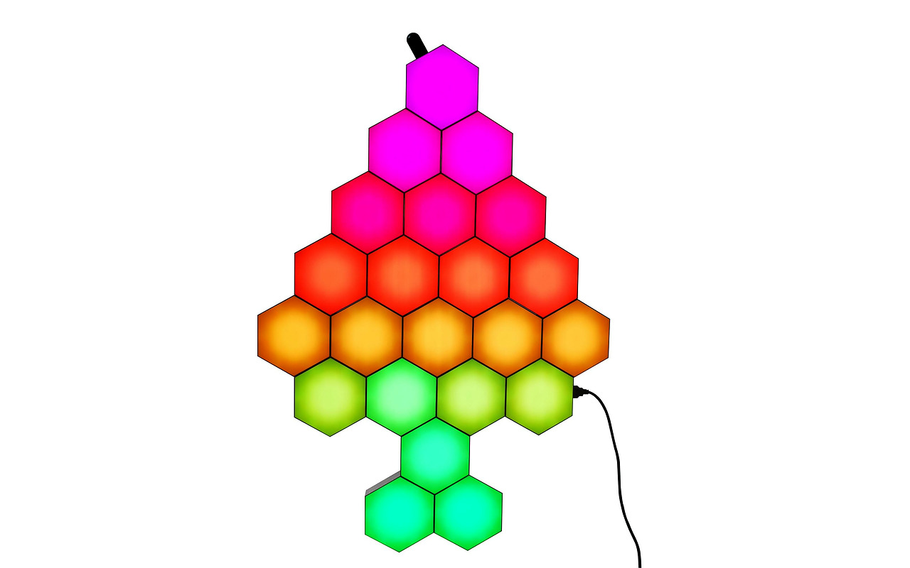 AccExpert Smart LED Hexagonal Light App Controlled