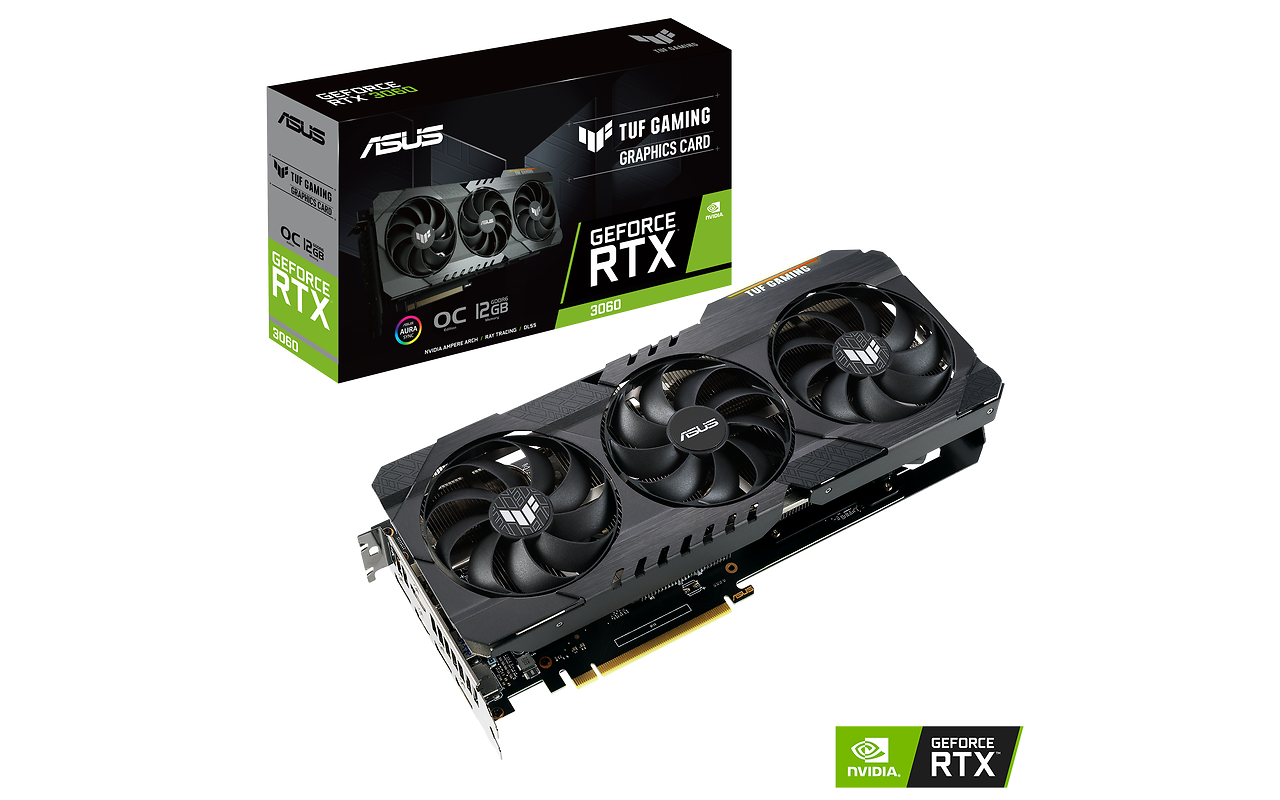 ASUS GeForce RTX 3060 12GB GDDR6 192bit / TUF-RTX3060-O12G-V2-GAMING
