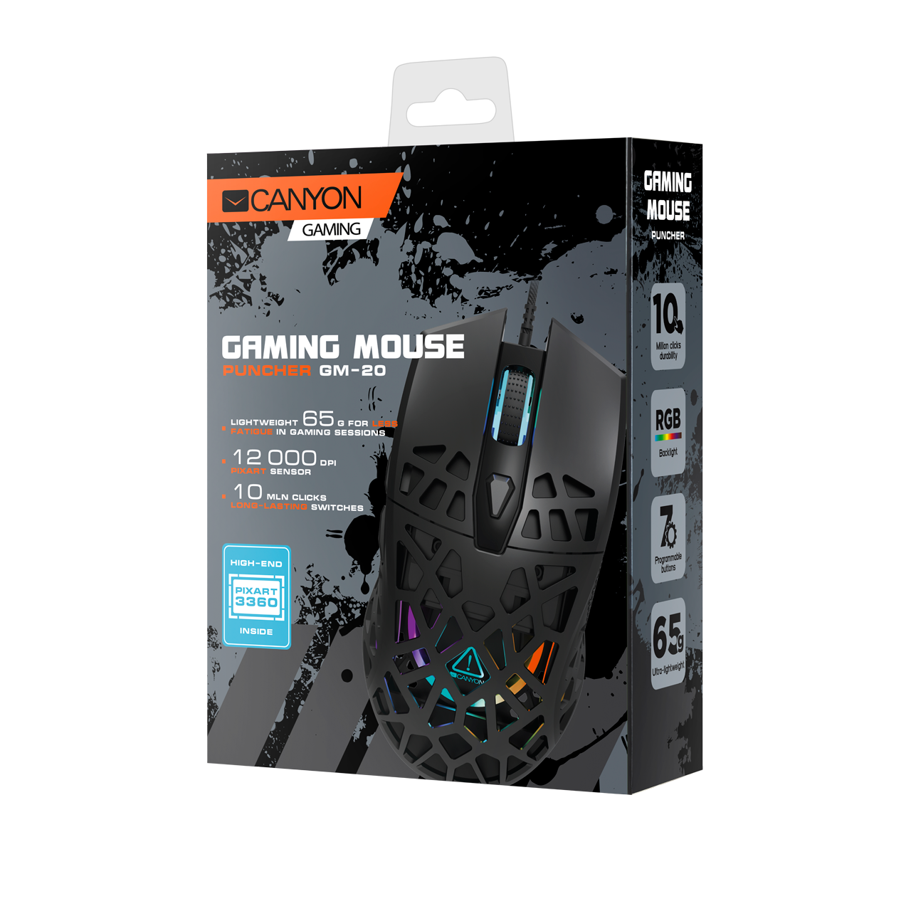 Canyon Puncher / Gaming Mouse RGB Black