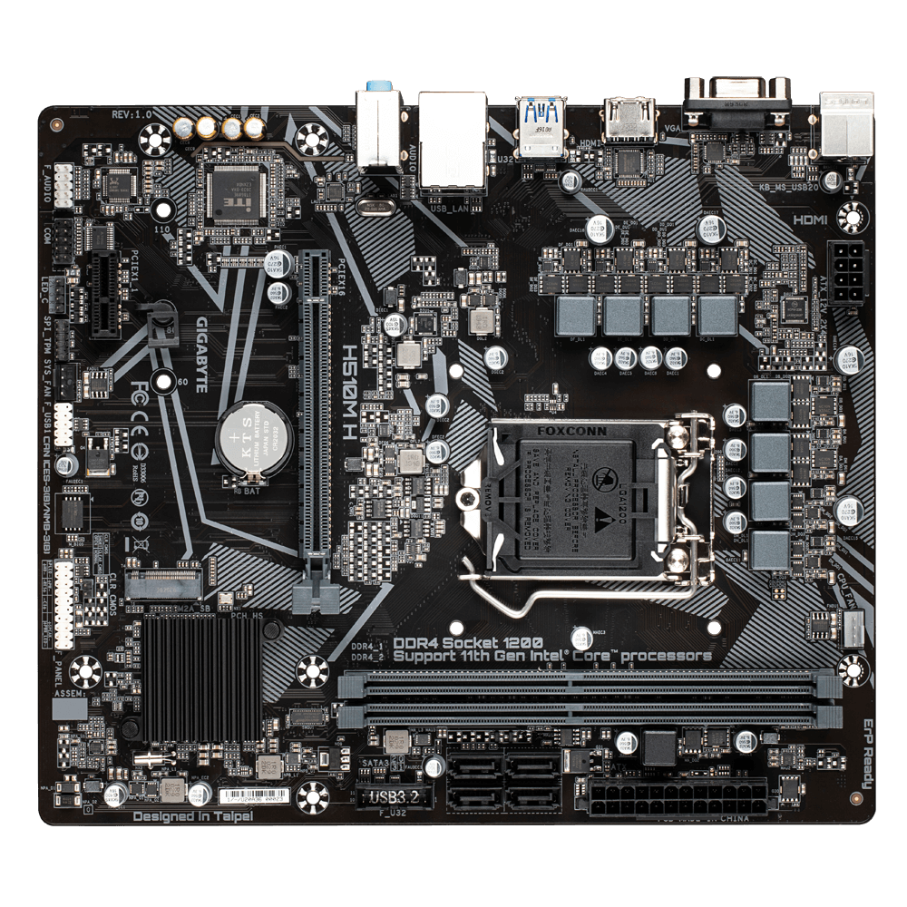 GIGABYTE H510M H 1.0 / mATX S1200