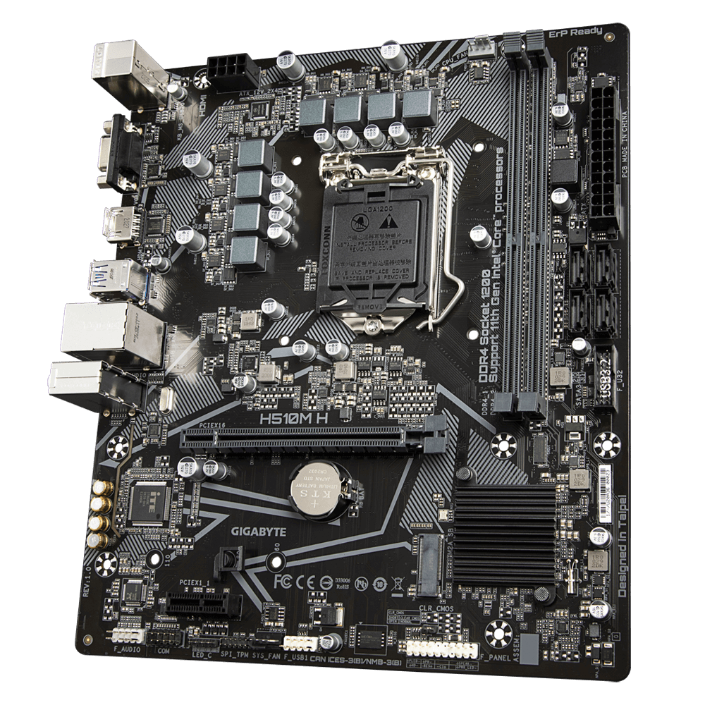 GIGABYTE H510M H 1.0 / mATX S1200