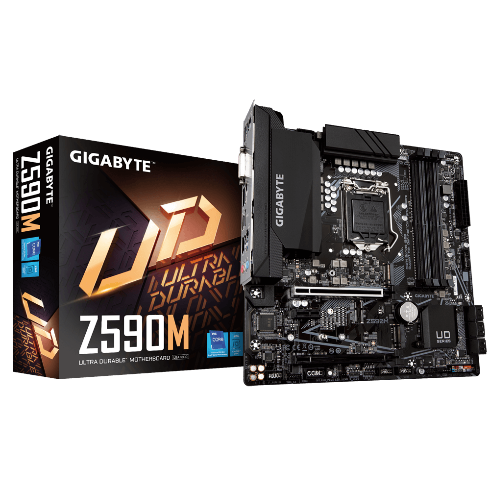 GIGABYTE Z590M 1.0 / mATX Socket 1200 Dual 4xDDR4 5333