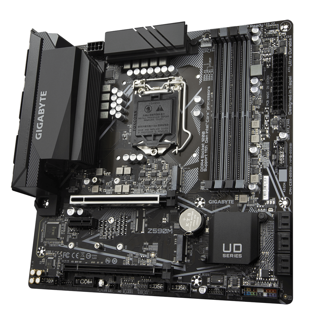 GIGABYTE Z590M 1.0 / mATX Socket 1200 Dual 4xDDR4 5333